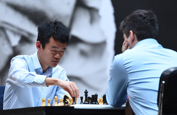 Đinh Lập Nhân đã trở thành nhà vô địch cờ vua thế giới 2023 - Ảnh: Reuters