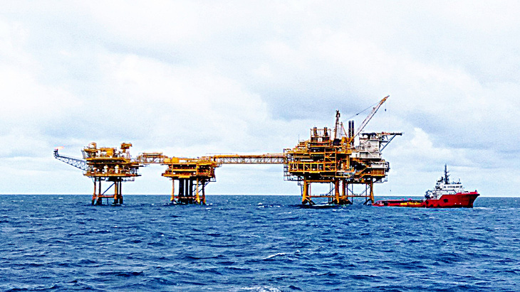 Khai thác dầu khí giảm mạnh đã ảnh hưởng đến GRDP của tỉnh Bà Rịa -Vũng Tàu - Ảnh: Đ.H.