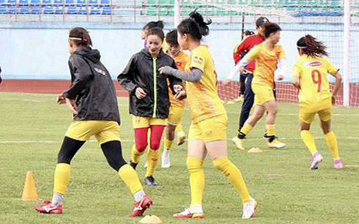 Đội tuyển nữ Việt Nam sẵn sàng cho trận gặp Nepal