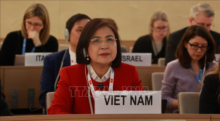 Hội đồng Nhân quyền Liên Hiệp Quốc thông qua nghị quyết do Việt Nam tham gia đề xuất - Ảnh 1.