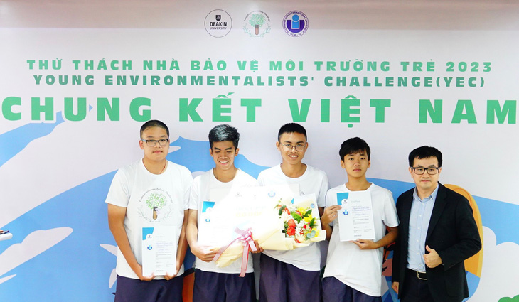 Học sinh Việt Nam giành giải nhất cuộc thi bảo vệ môi trường quốc tế - Ảnh 1.