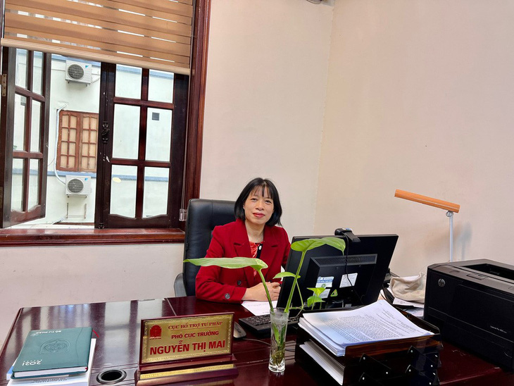 Bà Nguyễn Thị Mai - Phó Cục Trưởng Cục Bổ trợ tư pháp (Bộ Tư pháp)