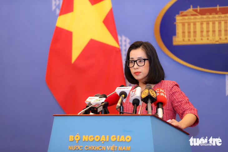 Bộ Ngoại giao: Tàu khảo sát Trung Quốc đã rời khỏi vùng biển Việt Nam - Ảnh 1.