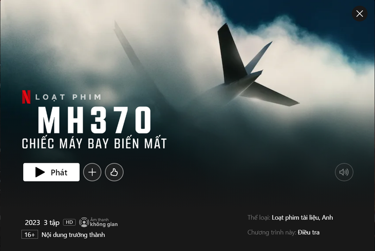 Yêu cầu Netflix sửa thông tin Việt Nam không giúp đỡ gì trong phim tài liệu MH370 - Ảnh 1.