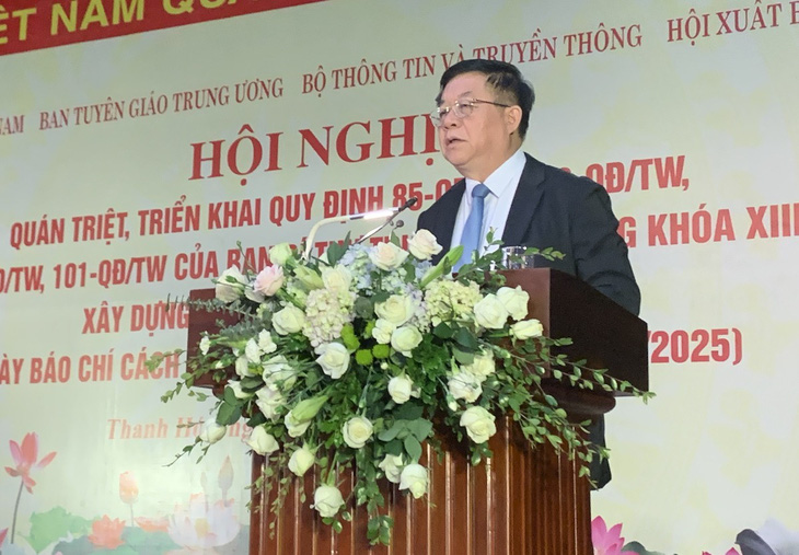 Trưởng Ban Tuyên giáo Trung ương Nguyễn Trọng Nghĩa - Ảnh: GIA HÂN