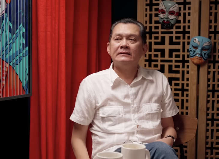 Nghệ sĩ ưu tú Hữu Châu trong chương trình "Trăm năm hát bội" cuối tháng 3 - Ảnh: Chụp màn hình