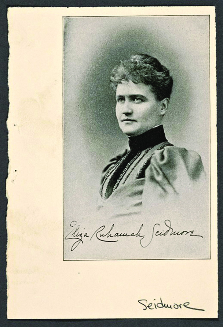 Nữ ký giả Eliza Ruhamah Scidmore, ảnh chụp giai đoạn 1895-1910. Thư viện công New York
