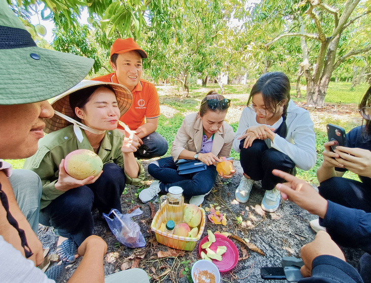 Doanh nghiệp kết nối, tour vườn xoài Khánh Hòa hút khách - Ảnh 5.