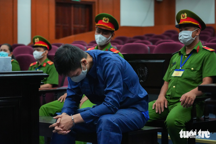 Ông Nguyễn Kim Trung Thái tại tòa phúc thẩm - Ảnh: HỮU HẠNH