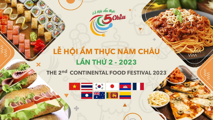 Lễ hội Ẩm thực 5 châu diễn ra từ ngày 11-5 đến hết ngày 14-5 tại Nhà thi đấu Phú Thọ, TP.HCM