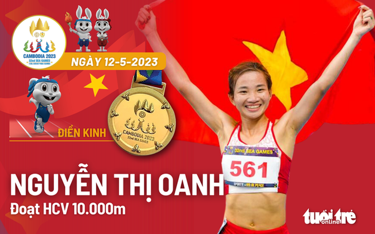 SEA Games: Nguyễn Thị Oanh đoạt HCV 10.000m