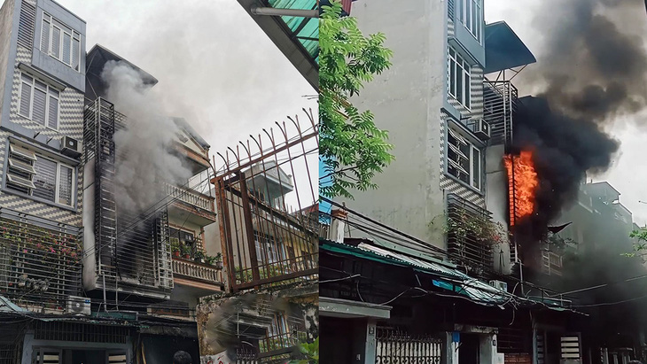 Cháy nhà 4 tầng ở Hà Nội, bốn bà cháu tử vong - Ảnh 1.