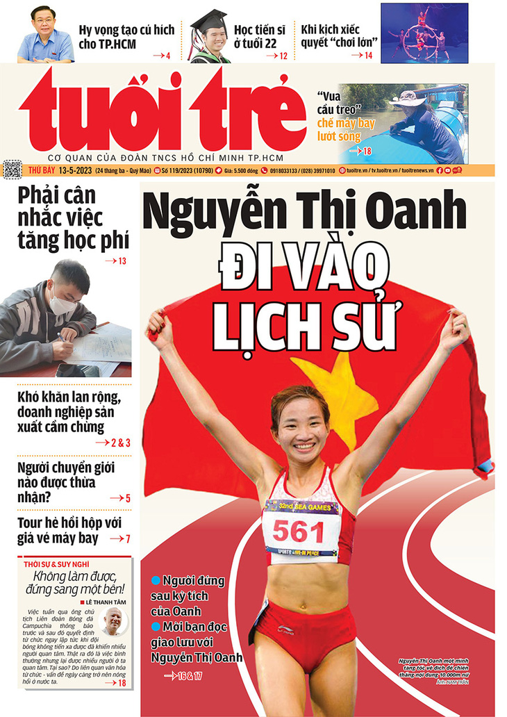 Thầy trò Nguyễn Thị Oanh trả lời trực tuyến, giao lưu với độc giả tại TP.HCM - Ảnh 6.
