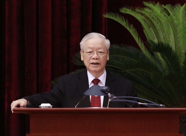 Tổng bí thư Nguyễn Phú Trọng phát biểu khai mạc Hội nghị Trung ương giữa nhiệm kỳ - Ảnh 1.