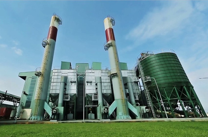Hệ thống lò hơi sinh học giúp giảm phát thải khí nhà kính tại Nhà máy Ajinomoto Biên Hòa.