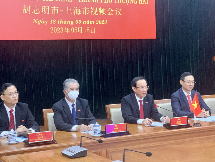 Bí thư TP.HCM và Thượng Hải hội đàm, thúc đẩy quan hệ lên tầm cao mới - Ảnh 3.