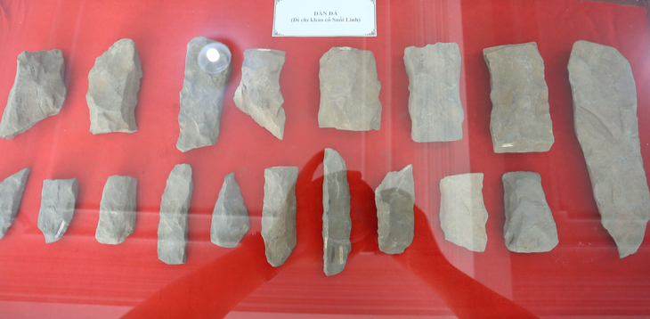 Hiện vật bộ sưu tập đàn đá Bình Đa ở Đồng Nai vừa được công bố Bảo vật quốc gia - Ảnh: AN BÌNH