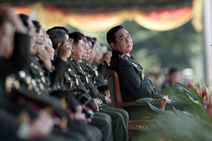 Giới tướng lĩnh và quân đội Thái Lan vẫn có vai trò rất lớn trên chính trường. Ảnh: Foreign Brief