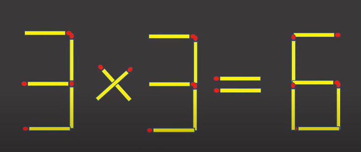 Di chuyển 2 que diêm để phép tính 7-7=1 thành đúng - Ảnh 4.