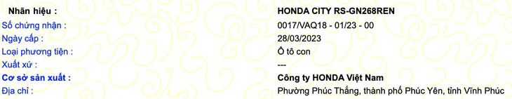 Honda City 2023 đã đăng kiểm ở Việt Nam, có điểm mới đáng chú ý - Ảnh 2.