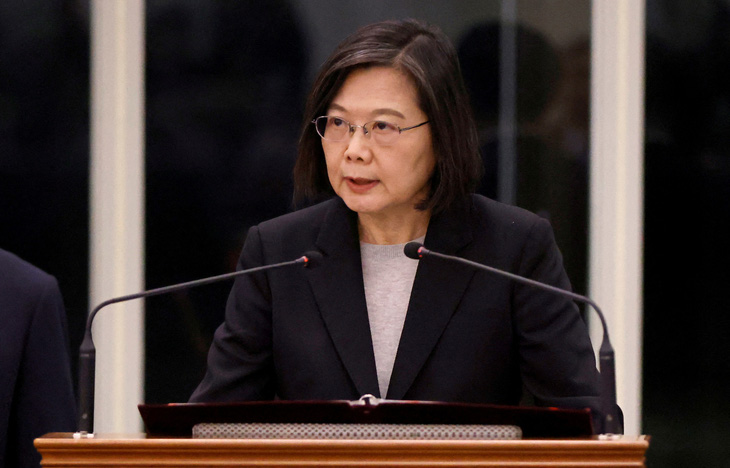 Ngày cuối làm lãnh đạo Đài Loan, bà Thái Anh Văn nói về Trung Quốc - Ảnh 1.