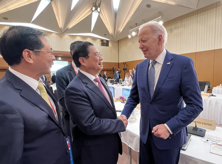Thủ tướng Phạm Minh Chính gặp Tổng thống Mỹ Joe Biden, lãnh đạo nhiều nước tại G7 mở rộng - Ảnh 1.