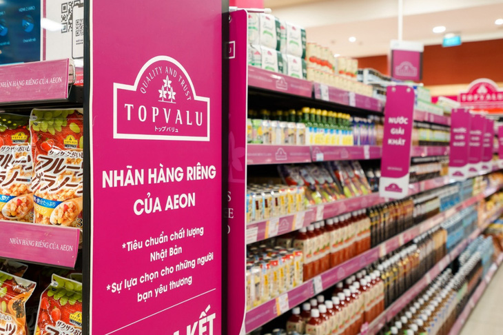 Nhãn hàng riêng của AEON sản xuất tại Việt Nam hướng đến tiêu chuẩn xuất khẩu