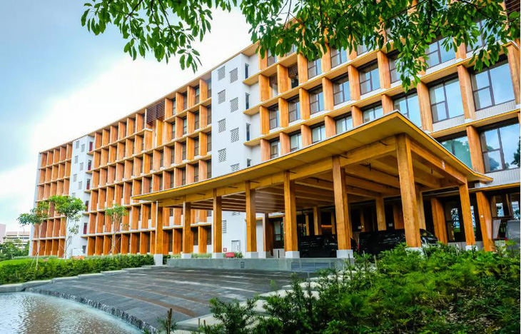 Tòa nhà gỗ lớn nhất châu Á ở Đại học Công nghệ Nanyang Singapore