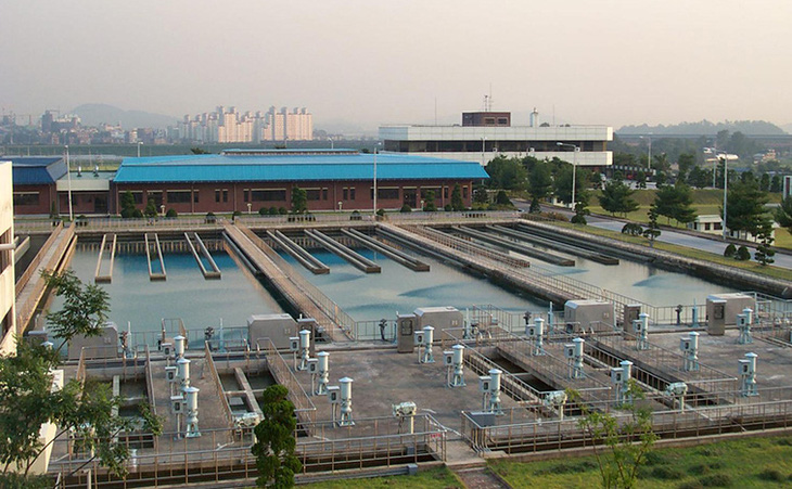 Một nhà máy cấp nước ở Hàn Quốc. Ảnh: Kwater
