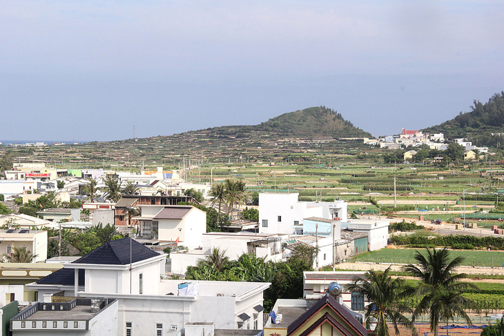 Đảo Lý Sơn, nơi xảy ra tình trạng mua đất nông nghiệp tăng đột biến - Ảnh: TRẦN MAI