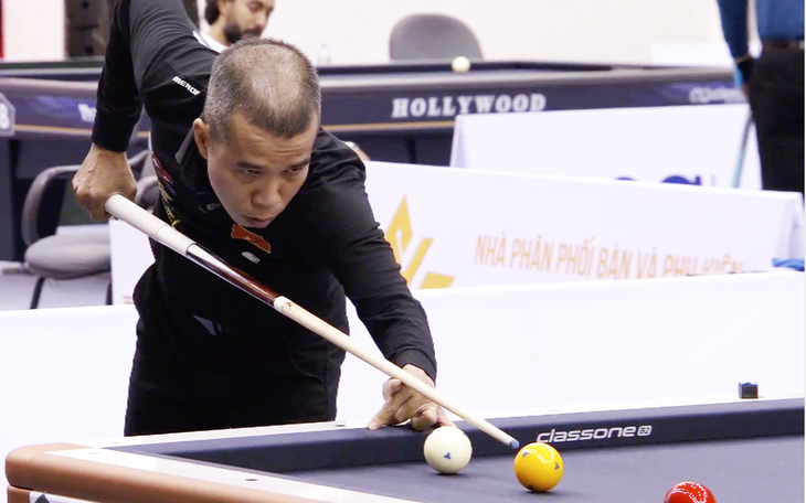 Trần Quyết Chiến thua ở tứ kết Giải billiards World Cup TP.HCM