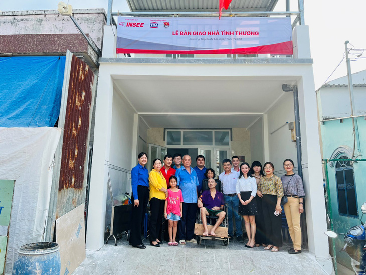 Lễ bàn giao nhà tình thương tại phường Thạnh Mỹ Lợi, Thành phố Thủ Đức do INSEE Việt Nam phối hợp với các đối tác xây dựng