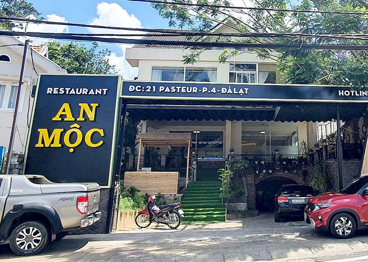 Nhà hàng An Mộc tại Đà Lạt bị lừa 240 triệu đồng khi nhận đặt bàn qua điện thoại - Ảnh: M.V.