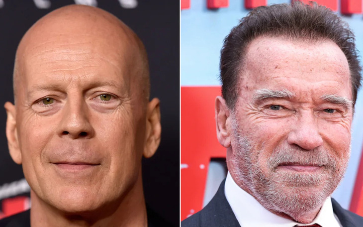 "Kẻ hủy diệt" Arnold Schwarzenegger ca ngợi Bruce Willis là "ngôi sao vĩ đại"