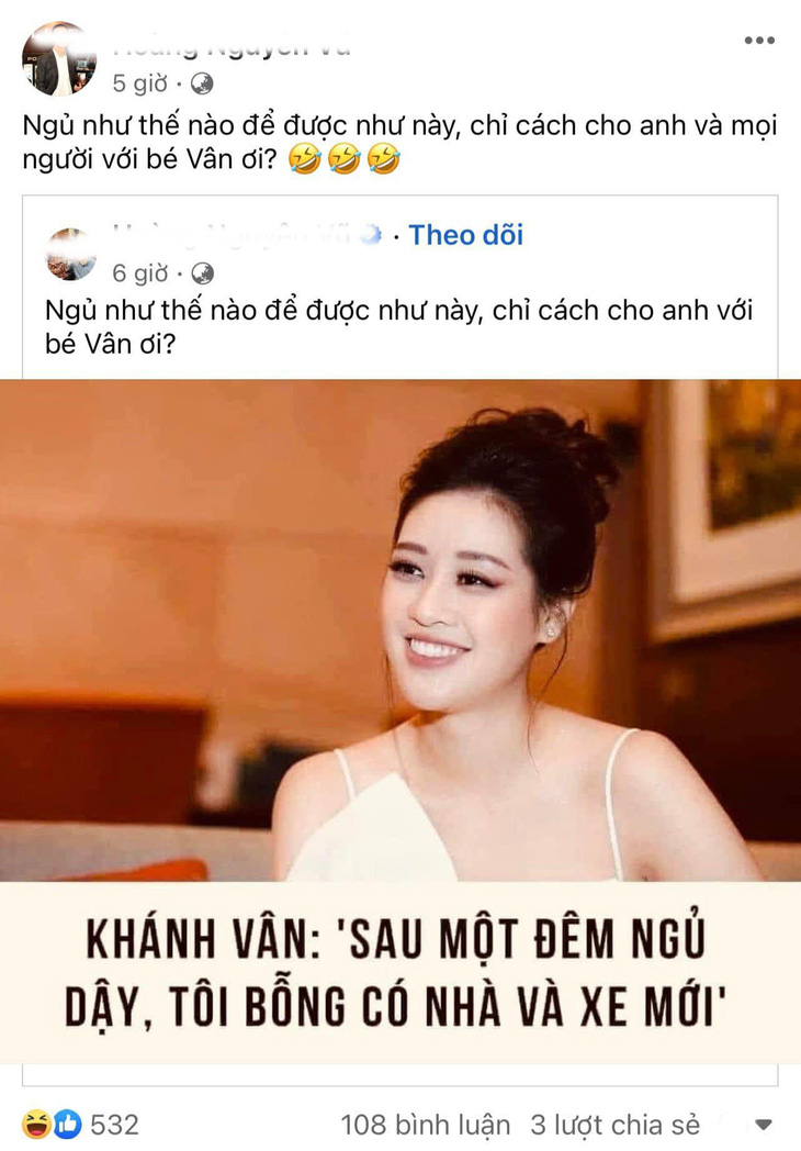 Hoa hậu Khánh Vân bức xúc vì phát ngôn ngủ dậy có nhà, có xe bị đào lại - Ảnh 1.