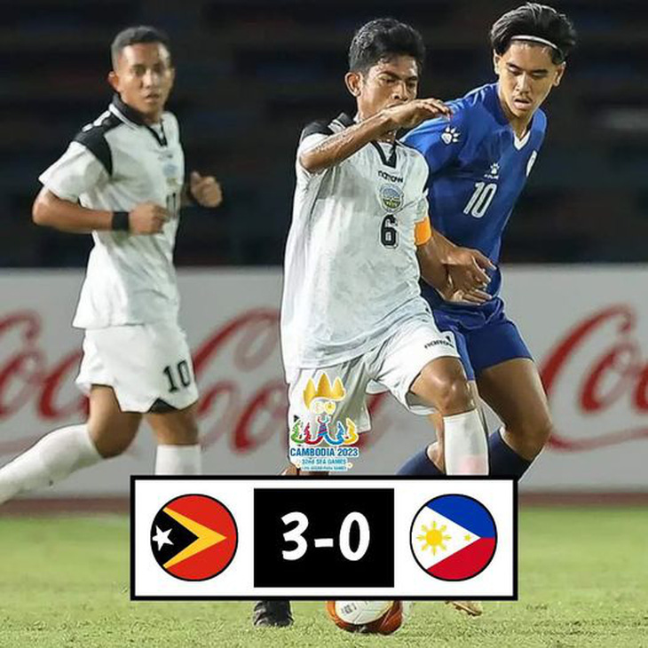 Luis Figo ghi bàn, U22 Timor Leste thắng sốc Philippines - Ảnh 1.