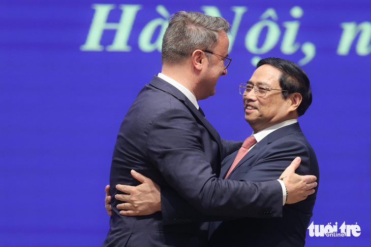 Thủ tướng: Việt Nam mong muốn tham khảo, học tập kinh nghiệm của Luxembourg - Ảnh 1.