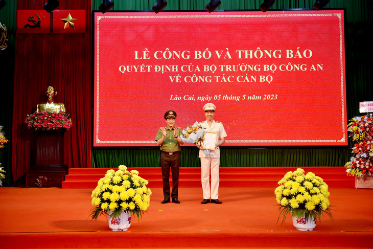 Đại tá Cao Minh Huyền làm giám đốc Công an tỉnh Lào Cai - Ảnh 1.