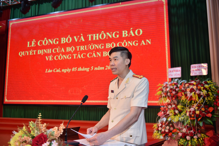 Đại tá Cao Minh Huyền làm giám đốc Công an tỉnh Lào Cai - Ảnh 2.