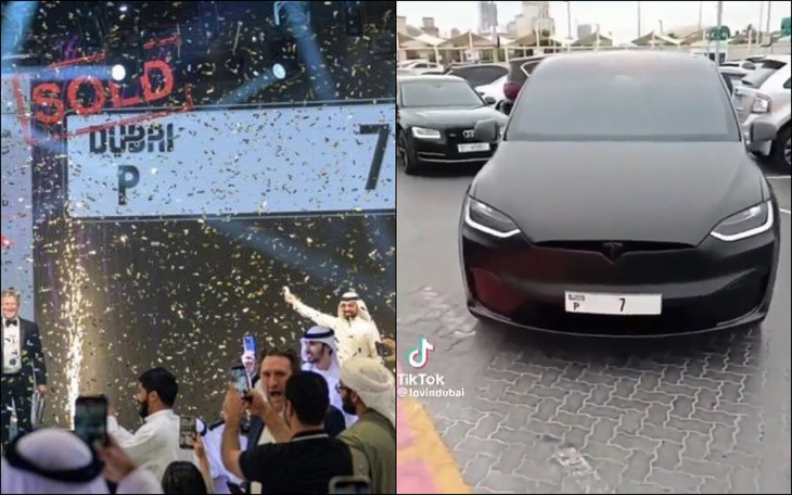 Biển số đắt nhất thế giới không nằm trên siêu xe, chỉ gắn vào... xe điện Tesla
