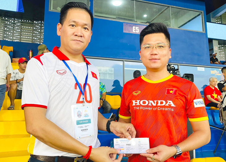 Người mang niềm vui cho các cổ động viên Việt mùa SEA Games - Ảnh 1.