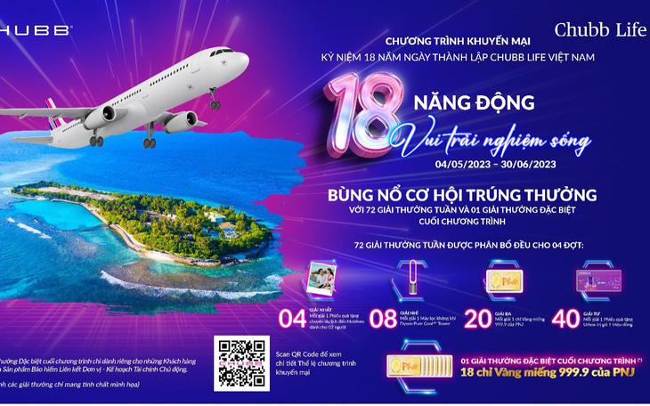 Tuổi 18 năng động, vui trải nghiệm sống cùng Chubb Life