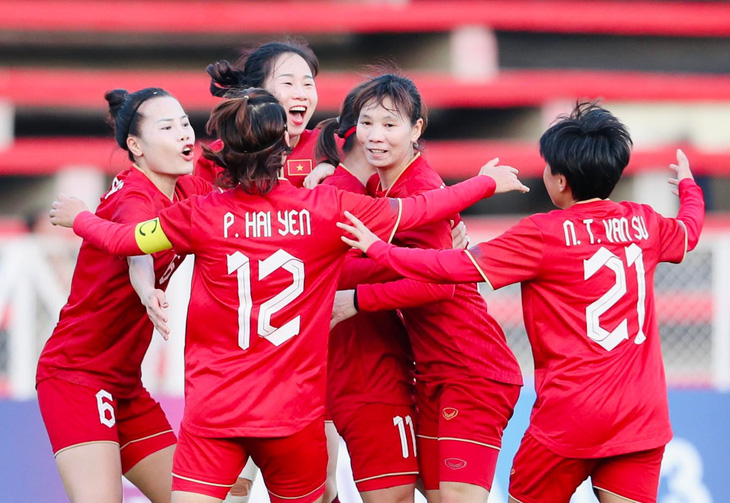 Tuyển nữ Việt Nam toàn thắng hai trận đầu tiên tại bảng A - Ảnh: N.K