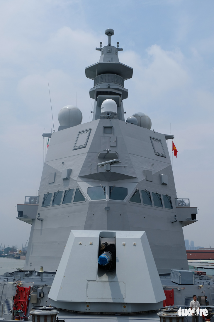 Tàu hải quân Ý khoe công nghệ độc nhất vô nhị ở TP.HCM - Ảnh 4.
