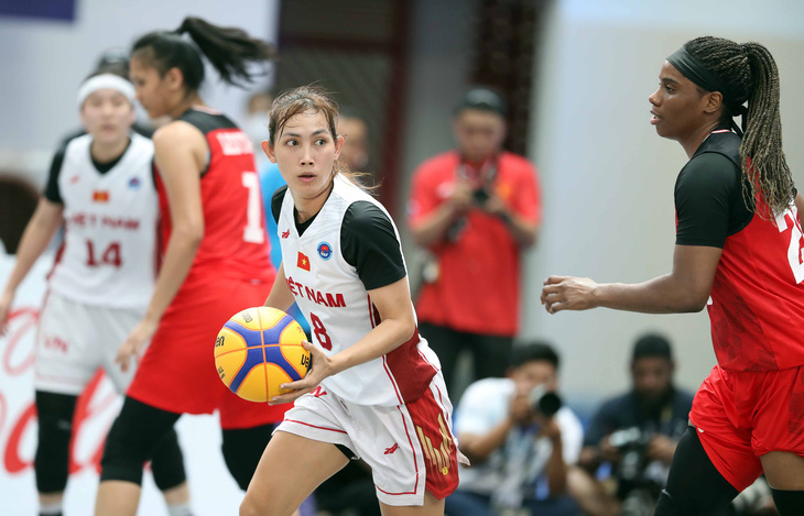 Đội trưởng đội tuyển bóng rổ 3x3 nữ Việt Nam Huỳnh Thị Ngoan - Ảnh: T.L