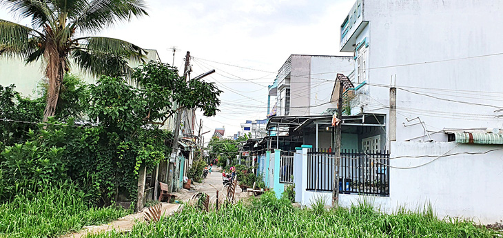 Một khu dân cư tự phát tại phường An Bình, quận Ninh Kiều, TP Cần Thơ - Ảnh: L.D.