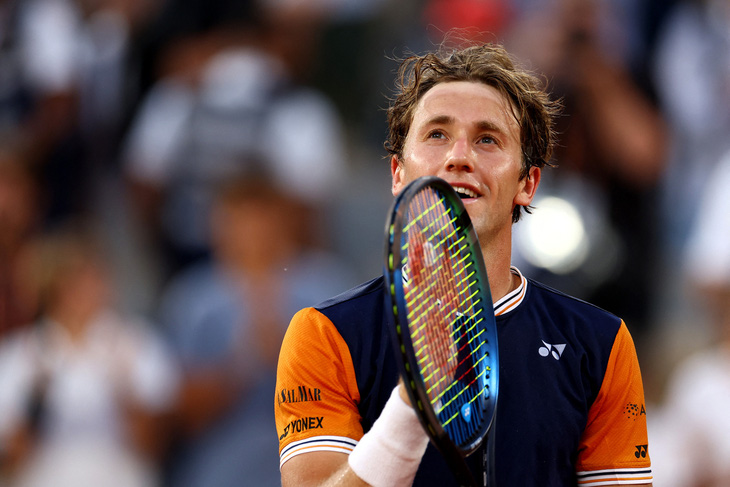 Casper Ruud thách thức Djokovic ở chung kết Roland Garros - Ảnh 1.
