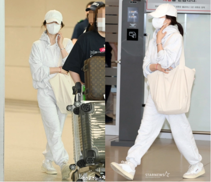 Song Hye Kyo và Cha Eun Woo khiến sân bay náo loạn - Ảnh 3.