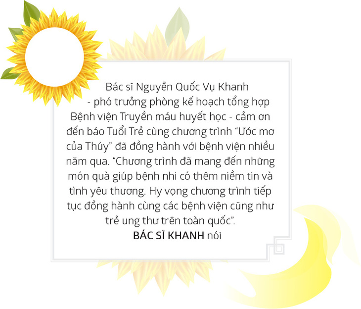 Chương trình Ước mơ của Thúy: 16 năm đi cùng bệnh nhi ung thư giành lại sự sống  - Ảnh 16.