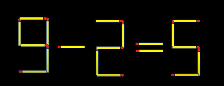 Di chuyển hai que diêm để 9+3=7 thành phép tính đúng - Ảnh 4.